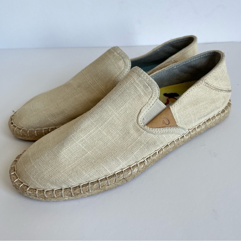 Olukai Kaula Pa'a Kapa Espadrilles Slip On Women's Size 6.5 - Picture 2 of 11